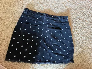 Boutique Fill the Brand corduroy polka dot skirt thumbnail 2
