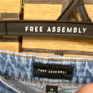 Free Assembly Creased trouser‎ Jeans Size 16 thumbnail 6