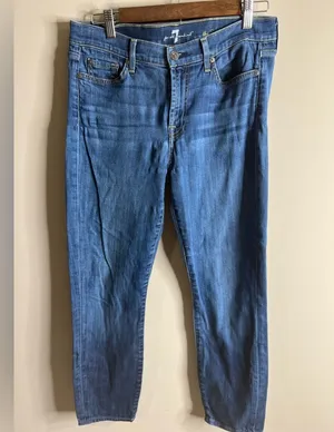Seven for all mankind size 30 the skinny jean thumbnail 1