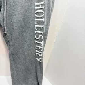 Hollister Joggers Sweatpants Womens Size S Gray Logo Drawstring Y2K thumbnail 2