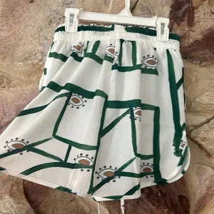 Commense Print Drawstring Shorts Set size M Green Size M thumbnail 5