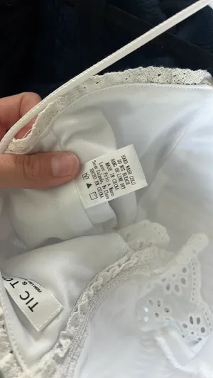 White Tic Toc Crop Top thumbnail 4