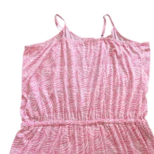 Pretty Secrets Romper 28/30 Pink Animal Print Adjustable Sleepwear New thumbnail 6