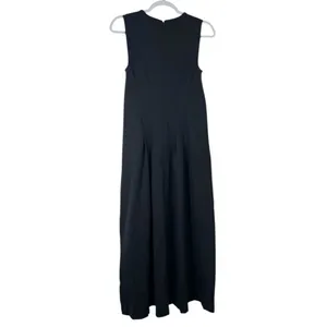 J. Crew Nadia Dress in Ponte Black Seamed Darted Size Small Office Spring thumbnail 10
