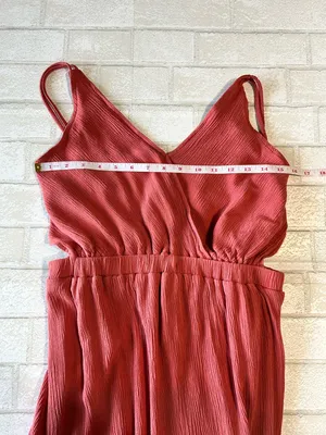 Lulus Rust V-Neck Maxi Dress with Side Slits thumbnail 7