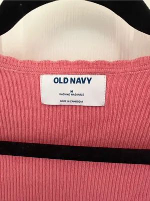 Old Navy Dried Rose Sweetheart Long Sleeve Knit Long Sleeve Size Medium thumbnail 4