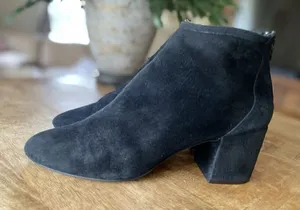 CECELIA New York Women's Midnight Nolton Ankle Boots Black suede 8.5 thumbnail 1