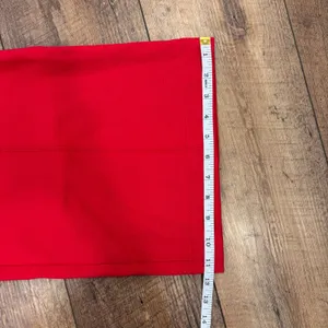 Talbots Women's 8 Wide Leg Ponte Pants Bright Cherry Red Patch Pockets High-Rise thumbnail 10