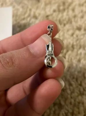 Silver Twisted Hoop Twist Earring Earrings thumbnail 4