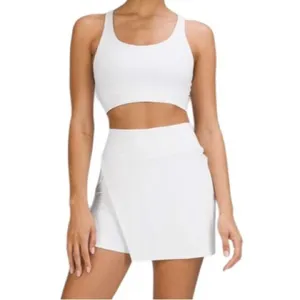 Lululemon Super-High-Rise Side-Slit Tennis Skirt White size 4 Skort 4.5” liner thumbnail 5