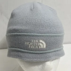 The North Face 100% Wool Blue Stripe Ski Hike Outdoor Warm Beanie Hat‎ Toboggan thumbnail 9