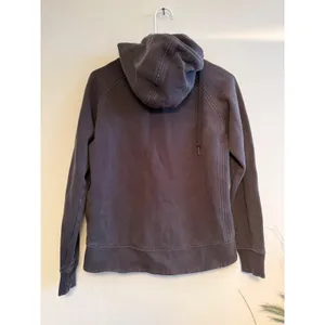 Lululemon Scuba Full Zip Hoodie Dark Charcoal Faded Black Fleece Size‎ 6 thumbnail 3