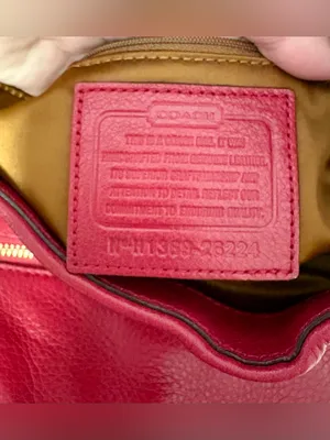 Coach Madison Phoebe Pebbled Leather Red thumbnail 10