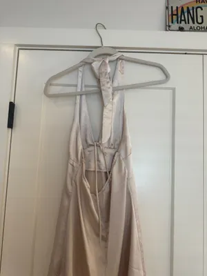 Small Silk Halter Backless Princess Polly Dress thumbnail 2