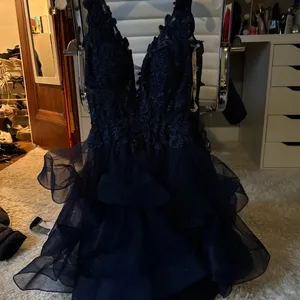 Navy mini prom or homecoming Dress thumbnail 1