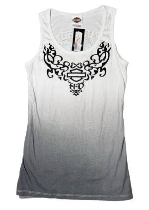 Harley-Davidson‎ Battlefield Gettysburg PA Graphic Tee tank top White large thumbnail 1