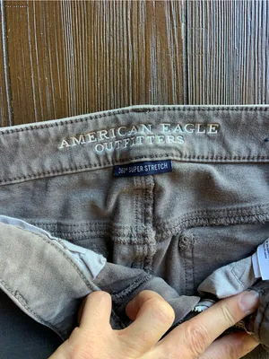 American Eagle Outfitters Taupe Skinny Jeans thumbnail 3