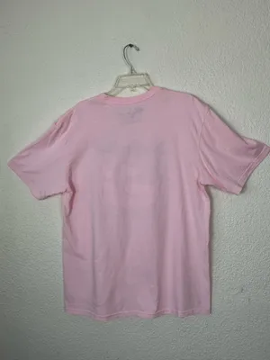 Bass Pro Shop Unisex Shirt Pink Sz L An American Tradition Cotton Flag. thumbnail 3