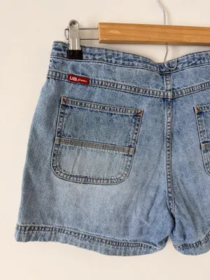 Union Bay Y2k Light Wash Drawstring Denim Shorts thumbnail 7