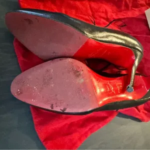 Christian Louboutin Simple pump 85mm black kid leather thumbnail 6