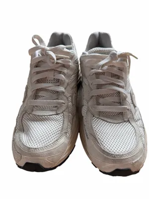 Saucony Off-White/Light Gray Mesh Athletic Sneakers thumbnail 2