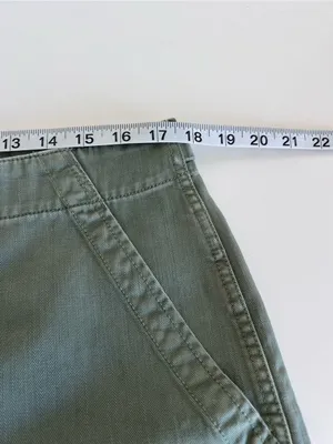NWT Madewell Women's Relaxed Fatigue Shorts Woven Cotton Distant Grove thumbnail 7