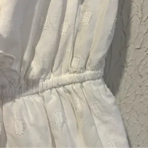 American Eagle Outfitters White Eyelet Cotton Romper size small thumbnail 8