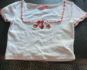 Dolls Kill Strawberry Shortcake medium women’s tshirt in GUC. thumbnail 1
