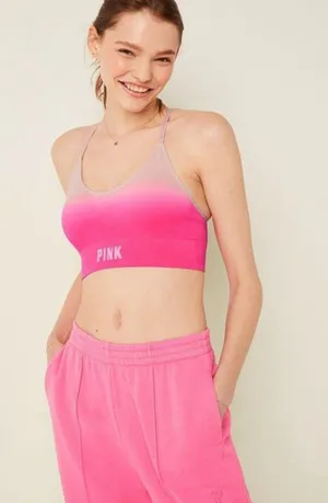 Victoria’s Secret PINK Seamless Seamless Lightly Lined Sports Bra Size Medium thumbnail 1