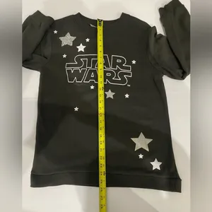 Star Wars Pullover Sweatshirt Womens Small Gray Long Sleeve Crewneck thumbnail 6