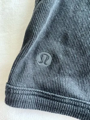 Lululemon Black Ribbed Square Tank - Women's thumbnail 3