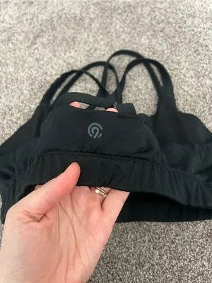 C9 by Champion Black Multi-Strap Sports Bra thumbnail 3
