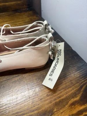 No Boundaries Beige Corset Ballet Flats Size 6.5 thumbnail 3