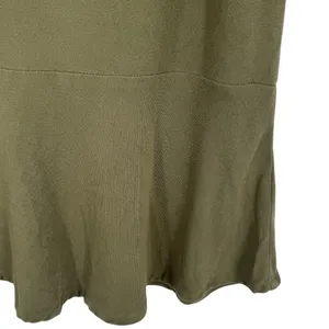 Anthropologie Maeve‎ Ragonda Tunic Dress Moss Green Smocked Long Sleeve Size 12 thumbnail 11