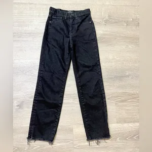 •EXPRESS• HIGH RISE STRAIGHT ANKLE JEANS thumbnail 7