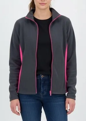 Old Navy Fleece Quarter Zip‎ Pullover Athletic Gray Pink Size Large thumbnail 1