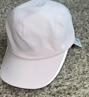Lululemon Fast and Free Run Hat WovenAir Light Pink Small Medium New thumbnail 1