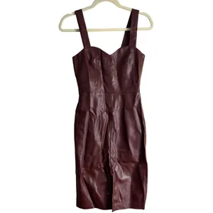 French Connection Crolenda Faux Leather Dress thumbnail 5