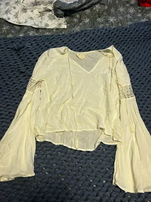 Blouse White Size M thumbnail 1