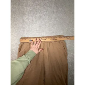 womens nuuds wide‎ leg sweatpants brown xl thumbnail 8