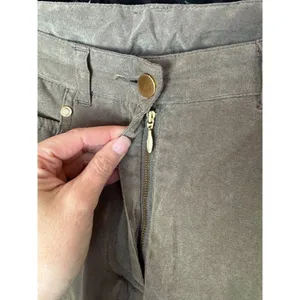 Obermeyer‎ Vintage Ski Pants Women 8 Brown Olive Faux Suede Cortina Gorpcore thumbnail 7