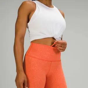 NWOT Lululemon Wunder Train High Rise Shorts 8” Crunch Warm Coral thumbnail 2