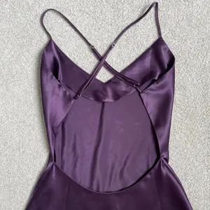 Victoria's Secret Lingerie Nightgown Dress Purple Silky 100% Polyester Size XS thumbnail 4
