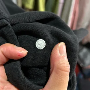 75. Lululemon Scuba Oversized 1/2 Zip Hoodie Black thumbnail 4