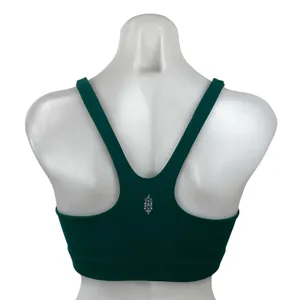 Free People FP Movement Green Racerback Yoga Athletic Sports Bra Crop Top Sz XS thumbnail 4