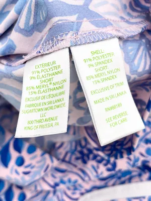 Lilly Pulitzer Luxletic Monica Skort High Tides Good Vibes Size 2 Stretch UPF 50 thumbnail 8