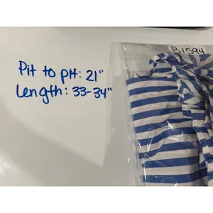 J. Crew Cotton Dress Sz 10 Blue White Stripe Ruffle Puff Sleeve Coastal V-Neck thumbnail 6