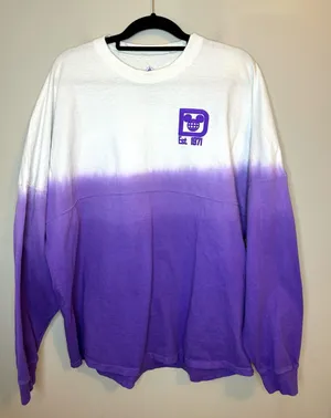 Disney Parks Potion Purple Walt Disney World Spirit Jersey XL Ombre 1971 thumbnail 1