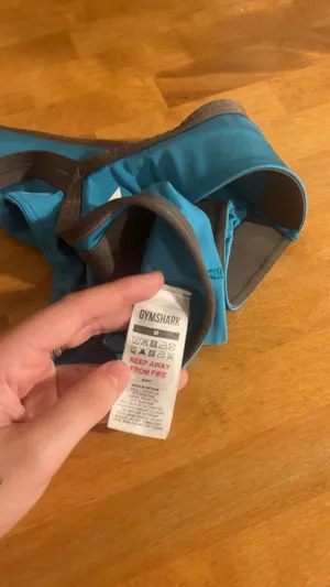 Blue Gymshark Sports Bra thumbnail 3