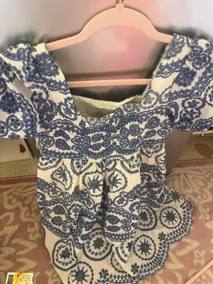 dress lacy and blue thumbnail 2